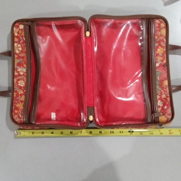 Celebrity red beaded bag set 5pc - Picture 16 of 16